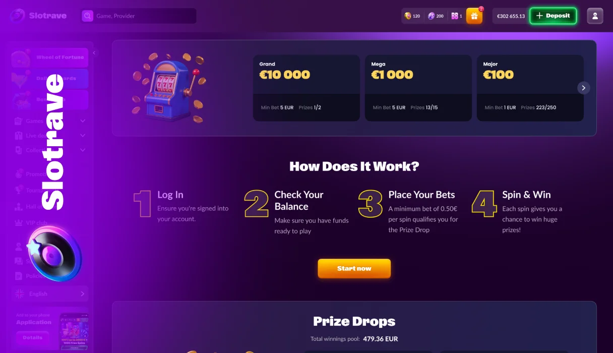 Slotrave casino platform